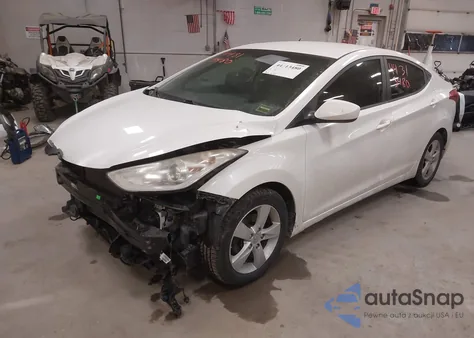 2013 Hyundai Elantra Gls из США, поврежденный, VIN 5NPDH4AE0DH451398